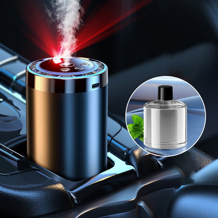 Auto Aroma Diffuser | Intelligenter Autoduftspender mit automatischer Aktivierung, Sprühstufen &amp; Lichtfunktion