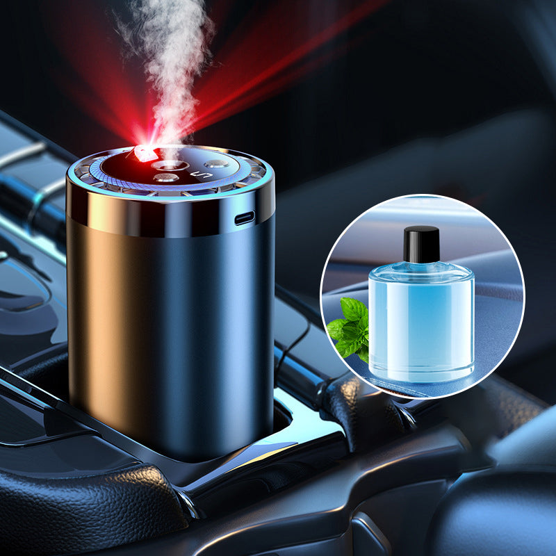 Auto Aroma Diffuser | Intelligenter Autoduftspender mit automatischer Aktivierung, Sprühstufen &amp; Lichtfunktion