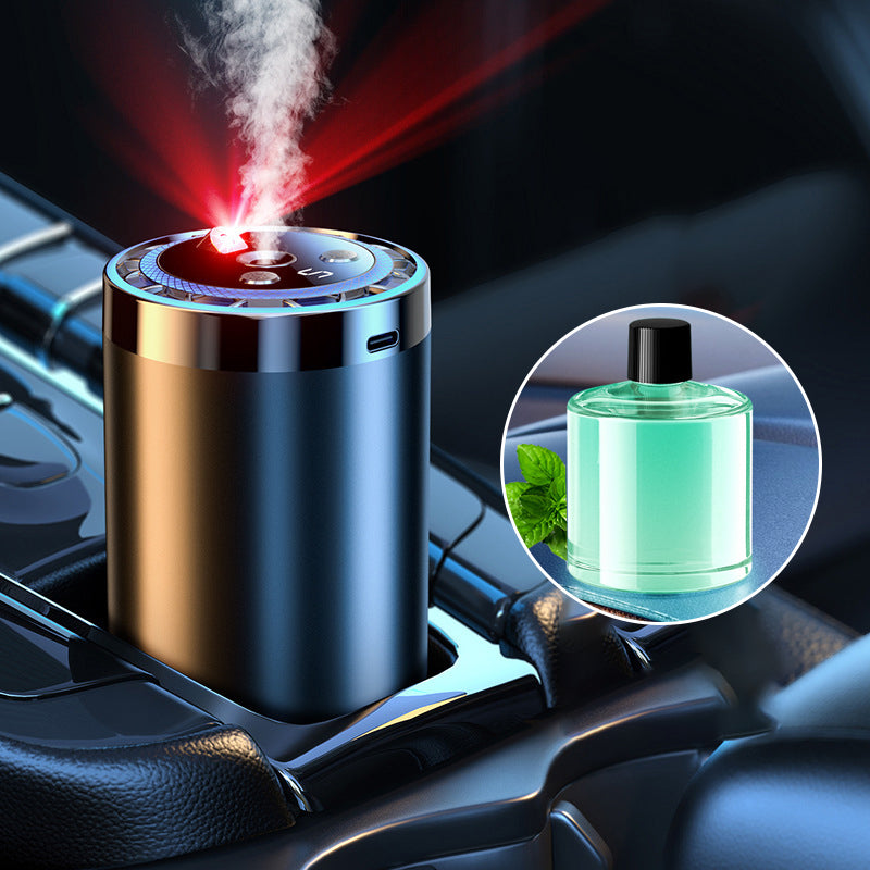 Auto Aroma Diffuser | Intelligenter Autoduftspender mit automatischer Aktivierung, Sprühstufen &amp; Lichtfunktion