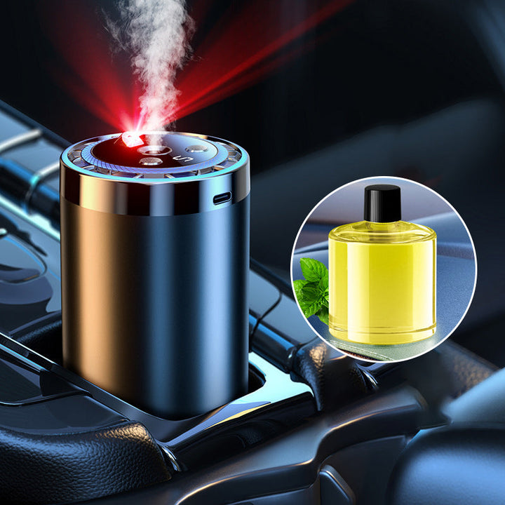 Auto Aroma Diffuser | Intelligenter Autoduftspender mit automatischer Aktivierung, Sprühstufen &amp; Lichtfunktion