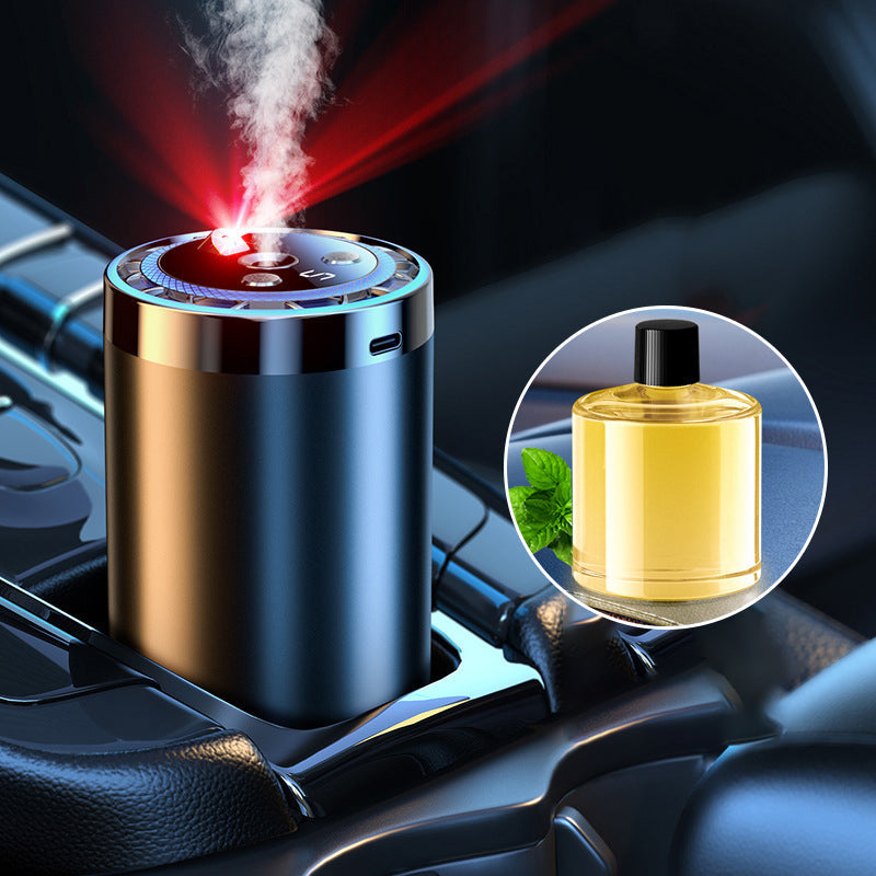 Auto Aroma Diffuser | Intelligenter Autoduftspender mit automatischer Aktivierung, Sprühstufen &amp; Lichtfunktion