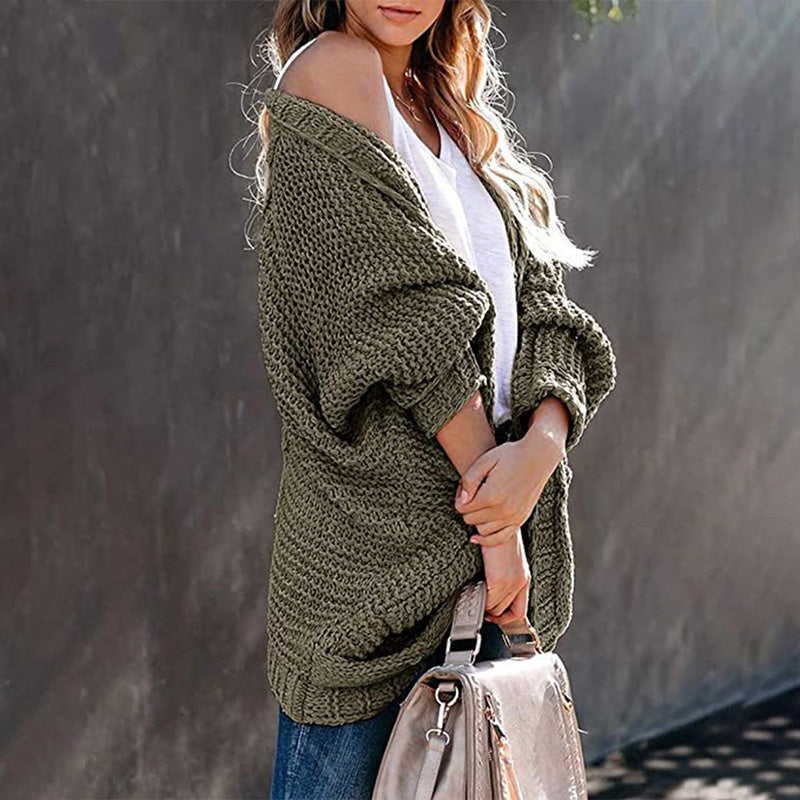 Damen Strick Cardigan | Weiche Strickstruktur &amp; bequeme Passform für Büro, Alltag und Freizeit