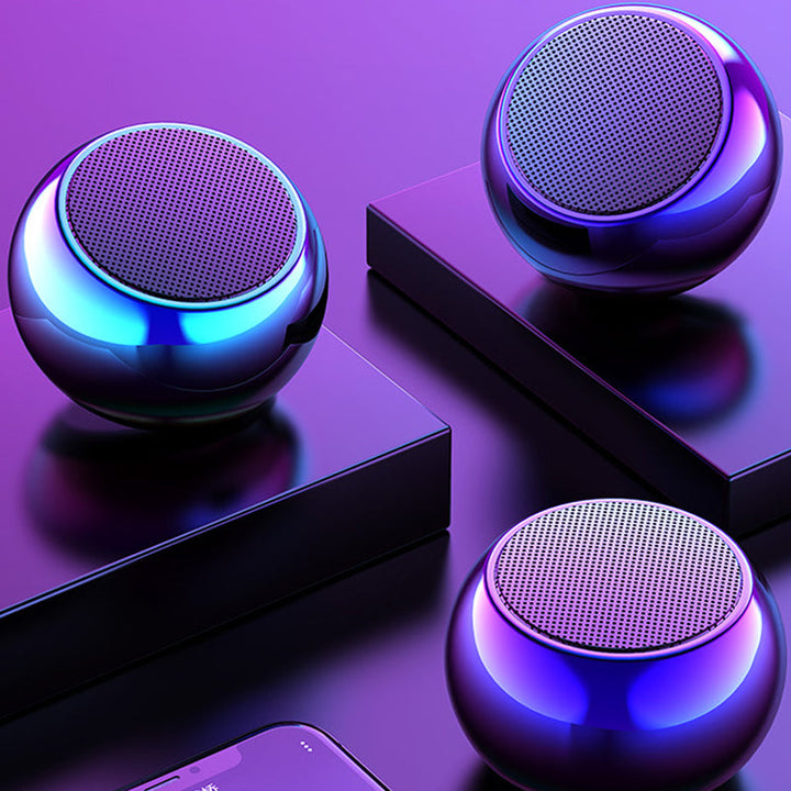 Mini Bluetooth Lautsprecher | Kompakter 360° HiFi-Sound mit Bluetooth 5.0 und bis zu 16 Std. Akkulaufzeit für unterwegs