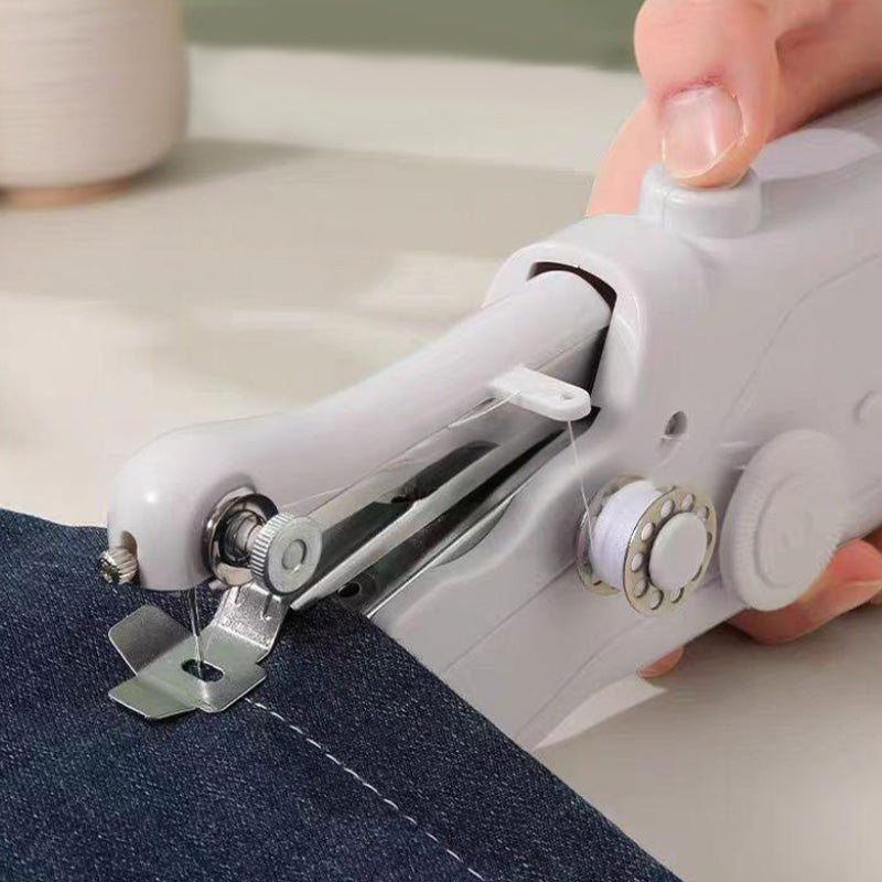 Mini portable electric sewing machine 21×3.5×6.5 cm | 3 speeds for thin &amp; thick fabrics | Ergonomic handle | Accessory set