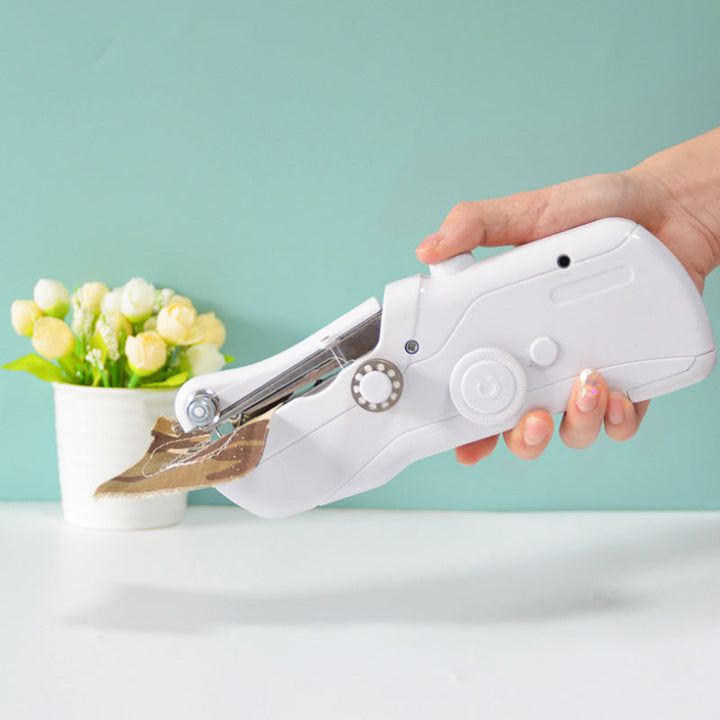 Mini portable electric sewing machine 21×3.5×6.5 cm | 3 speeds for thin &amp; thick fabrics | Ergonomic handle | Accessory set