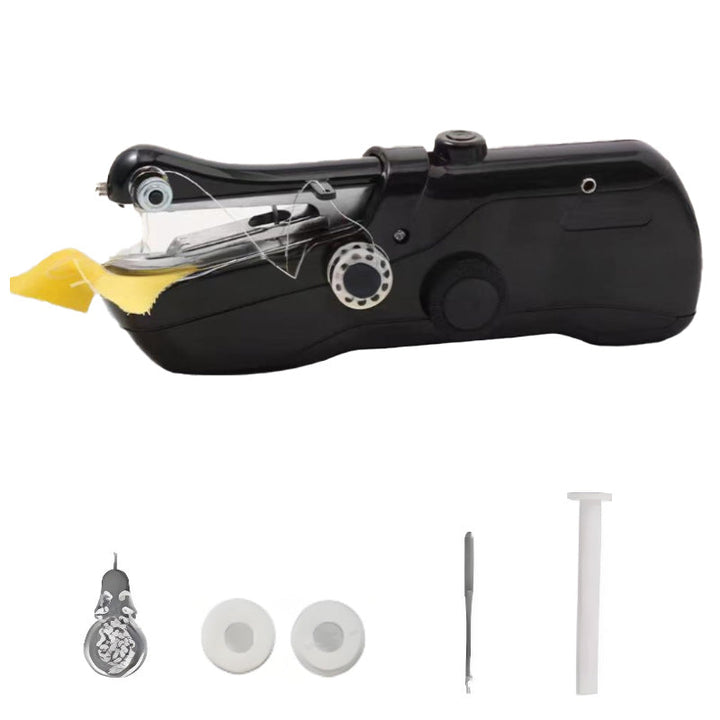 Mini portable electric sewing machine 21×3.5×6.5 cm | 3 speeds for thin &amp; thick fabrics | Ergonomic handle | Accessory set