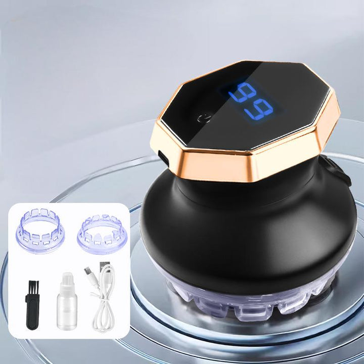 Automatic hair clipper with 360° rotary head | 3 length settings, stainless steel blades | LED display, USB-C in 2 hours