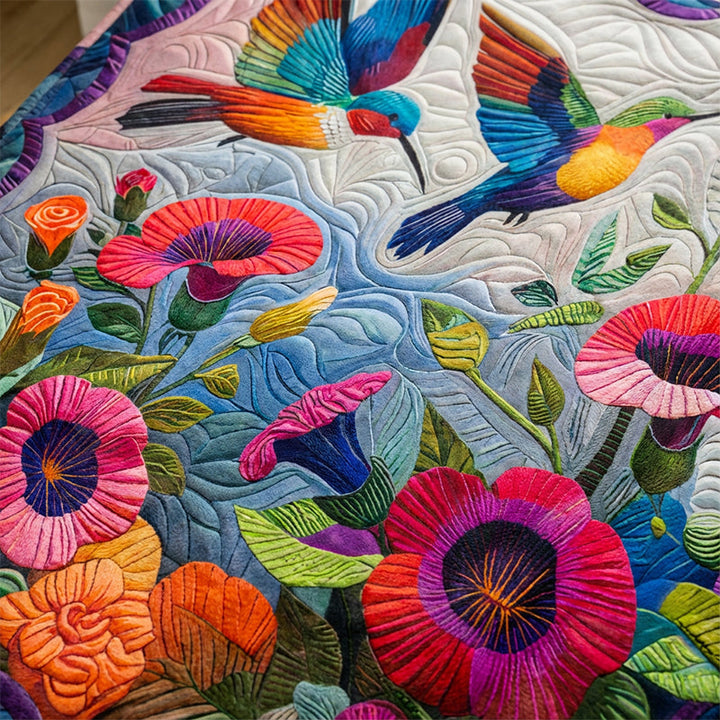 Flanelldecke mit Blumenmuster | Weiche Kuscheldecke für Sofa und Bett, pflegeleicht und maschinenwaschbar