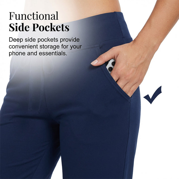 7/8 voľné tepláky s nastaviteľným šnúrkou | mäkký, priedušný materiál | bočné vrecká a elastické manžety | S–3XL