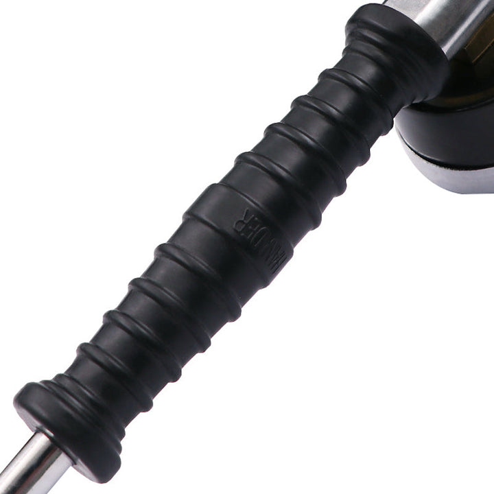 Reifenfüller mit Manometer &amp; Dual-Head Ventilkopf | Präzises Aufpumpen für Auto, Motorrad &amp; Fahrrad | Robuste Legierung, 298 mm