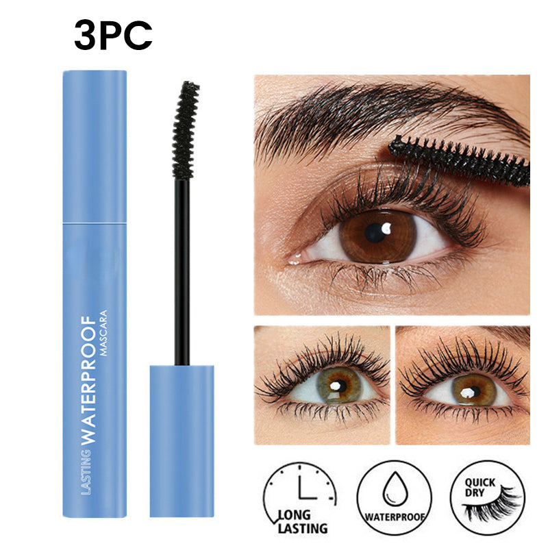 Waterproof mascara for volume &amp; length | Smudge-proof, flake-free &amp; quick-drying | Curved brush for lift | Black 4 g