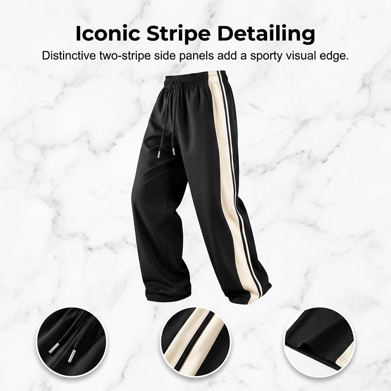 Herren Trainingshose Loose Fit | Jogginghose mit elastischem Bund, Kordelzug und weicher, atmungsaktiver Stoffqualität