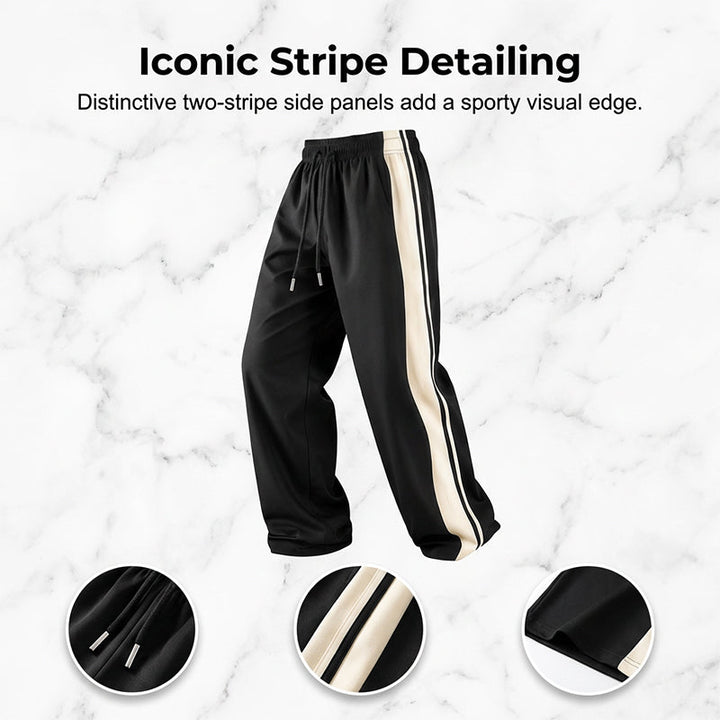 Herren Trainingshose Loose Fit | Jogginghose mit elastischem Bund, Kordelzug und weicher, atmungsaktiver Stoffqualität