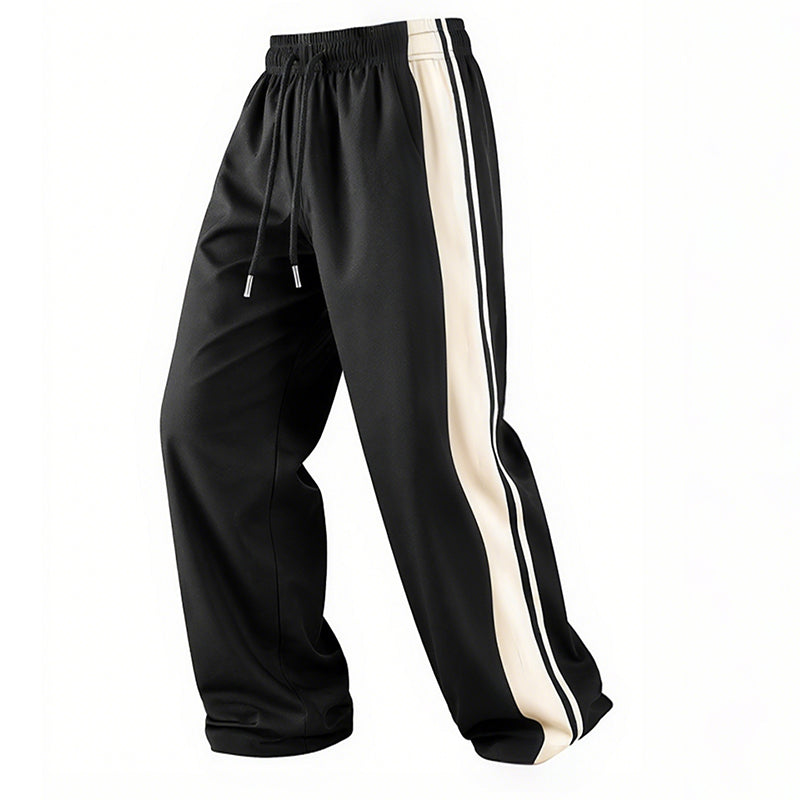 Herren Trainingshose Loose Fit | Jogginghose mit elastischem Bund, Kordelzug und weicher, atmungsaktiver Stoffqualität