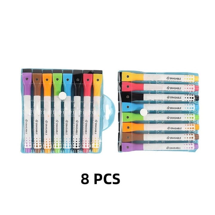 Magnetischer Kühlschrankplaner | Whiteboard-Set mit Monatsplaner, Wochenplaner, Notiztafel und 6 Markern