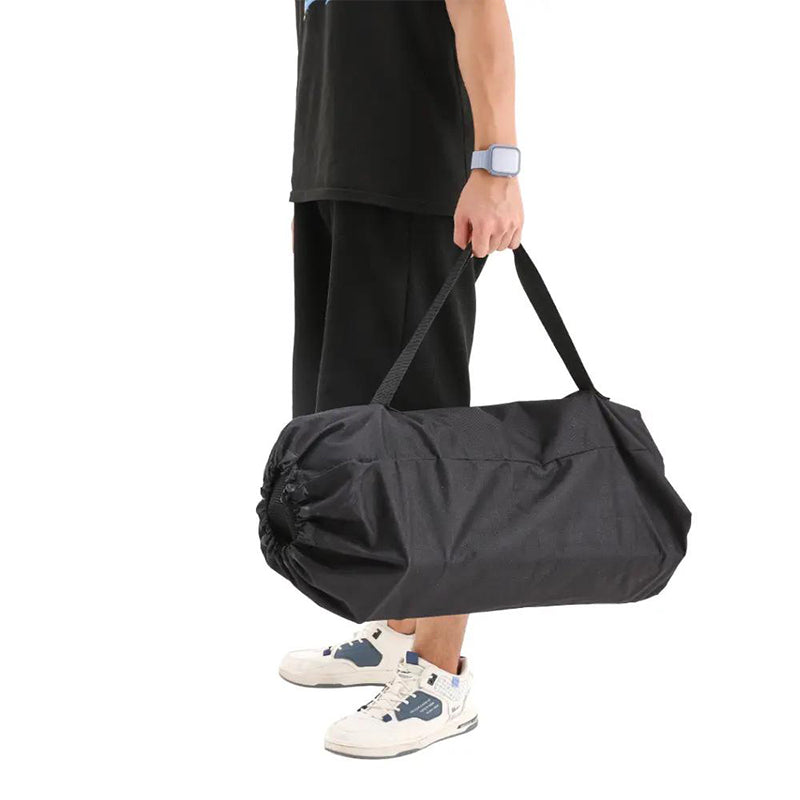 Camping-Klapptisch 95 × 55 cm aus Karbonstahl | Rollbare Tischplatte &amp; Tragetasche | Werkzeuglos aufgebaut, stabil &amp; wetterfest