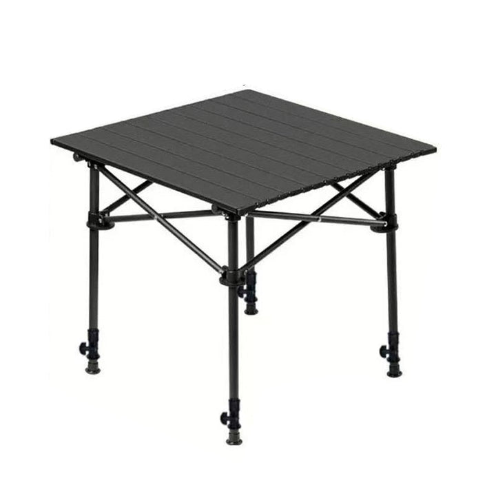 Camping-Klapptisch 95 × 55 cm aus Karbonstahl | Rollbare Tischplatte &amp; Tragetasche | Werkzeuglos aufgebaut, stabil &amp; wetterfest