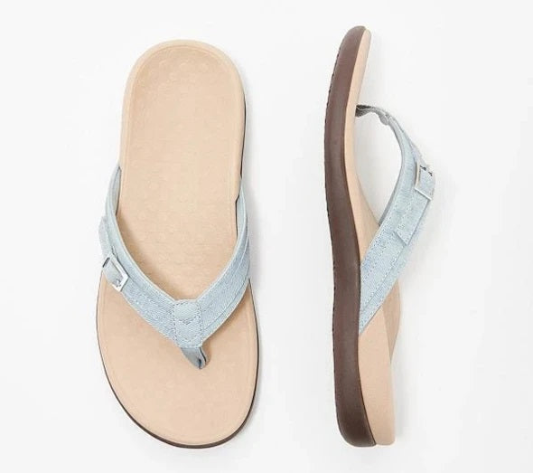 Orthopädische Sommersandalen mit Fußgewölbe-Stütze | rutschfeste Sohle &amp; Fersenkomfort | leicht für Alltag &amp; Urlaub