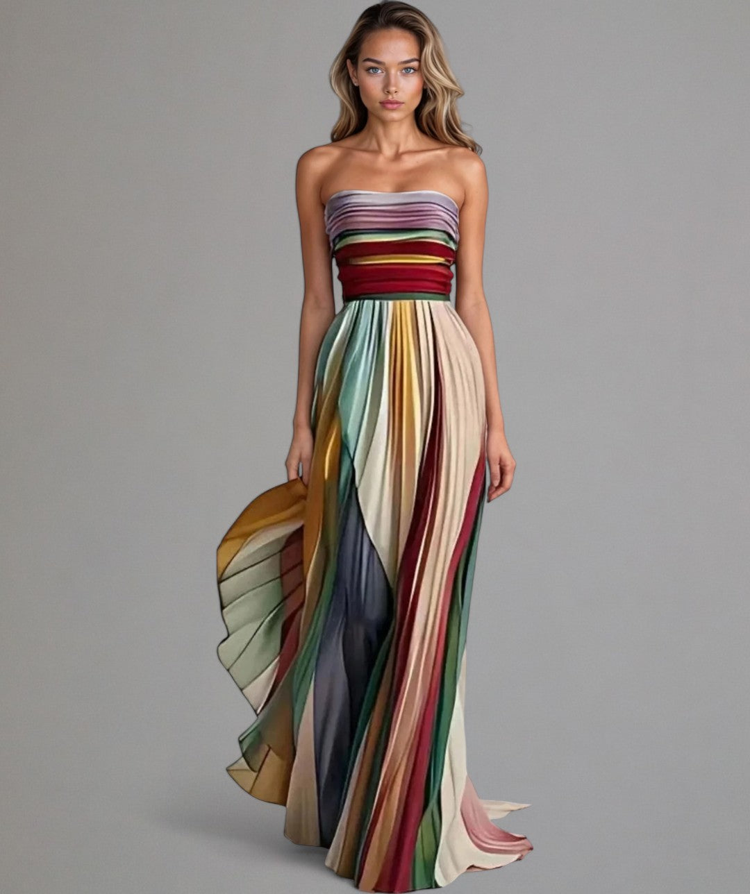 Damen Maxikleid ärmellos mit fließender Passform | Luftiges Sommerkleid in leuchtenden Farben | Leicht &amp; atmungsaktiv | S–3XL