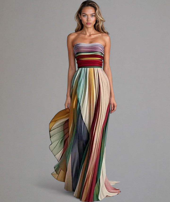 Damen Maxikleid ärmellos mit fließender Passform | Luftiges Sommerkleid in leuchtenden Farben | Leicht &amp; atmungsaktiv | S–3XL