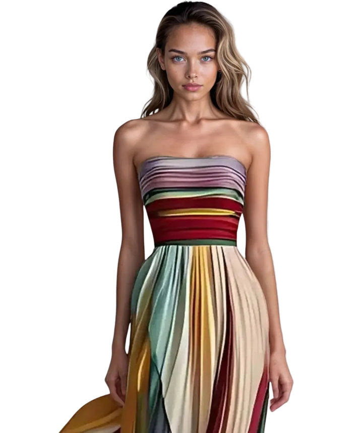 Damen Maxikleid ärmellos mit fließender Passform | Luftiges Sommerkleid in leuchtenden Farben | Leicht &amp; atmungsaktiv | S–3XL