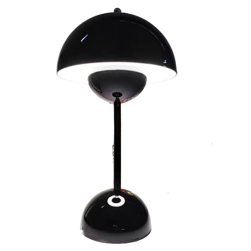 Kabellose Retro Tischlampe mit Akku | Warmweißes LED-Licht | 3-stufig dimmbar | Touch-Steuerung | Bis 10 Std. | 25 × 13 cm