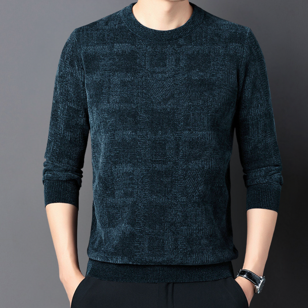 Herren Winterpullover klassisch und warm | Atmungsaktiver Pullover mit bequemer Passform für Büro, Freizeit und Alltag