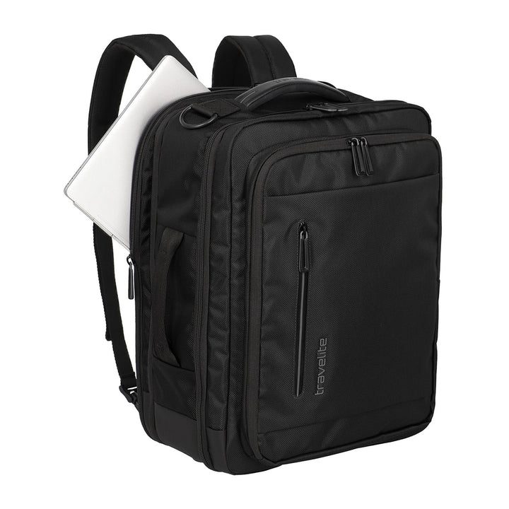 Handgepäck Rucksack | 2-in-1 Business-Rucksack mit Laptopfach, Organizer und Trolley-Aufsteckfunktion