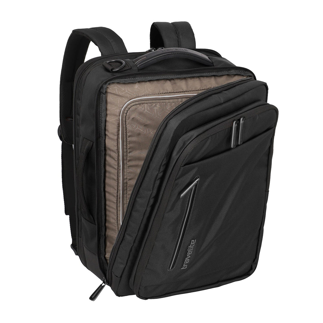 Handgepäck Rucksack | 2-in-1 Business-Rucksack mit Laptopfach, Organizer und Trolley-Aufsteckfunktion