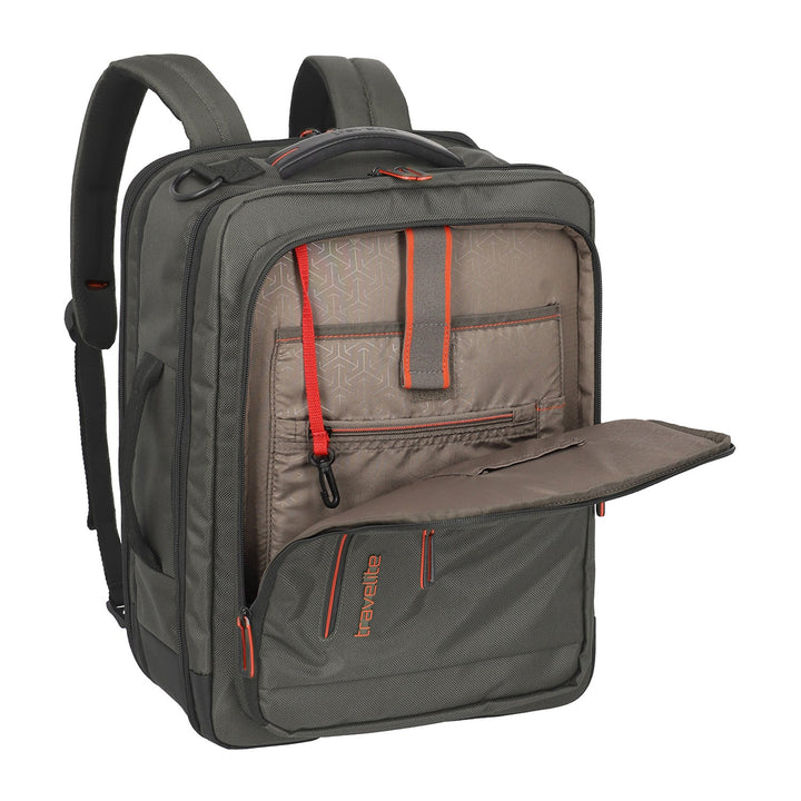 Reiserucksack | Business-Rucksack mit Laptopfach, Organizer und Trolley-Aufsteckfunktion