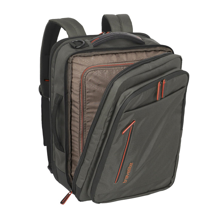 Reiserucksack | Business-Rucksack mit Laptopfach, Organizer und Trolley-Aufsteckfunktion