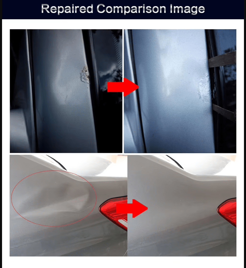 Dellenentfernungsset mit T-Abzieher | Lackschonende Reparatur | Für Auto, Motorrad &amp; Metall