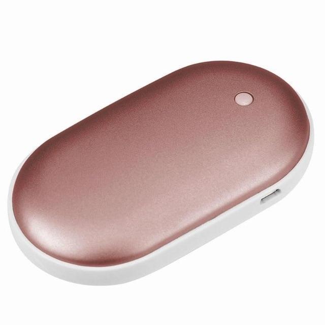 Elektrischer Handwärmer | Wiederaufladbarer Taschenwärmer mit 3 Heizstufen, Powerbank-Funktion und bis zu 8 Stunden Wärme