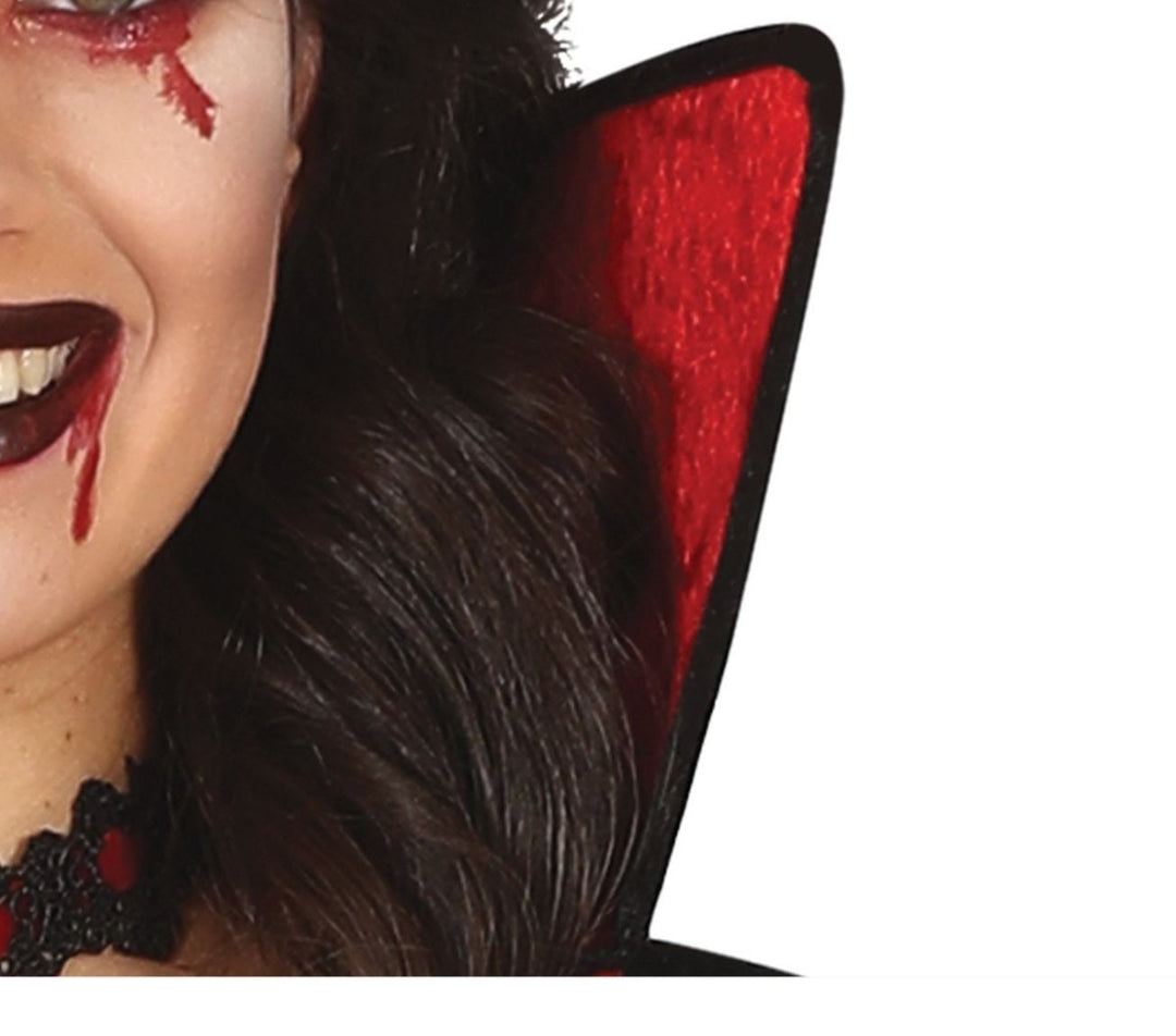 Vampir Kostüm Damen | Rotes Halloween-Kleid für Vampir-Verkleidung, Halloween-Partys und Mottopartys