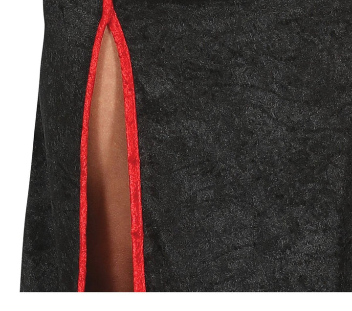 Vampir Kostüm Damen | Rotes Halloween-Kleid für Vampir-Verkleidung, Halloween-Partys und Mottopartys