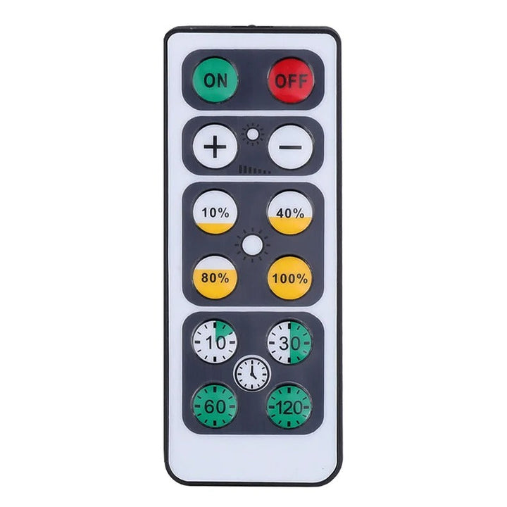 Cordless LED Floodlight with Remote Control &amp; Timer | Dimmable Warm Light for Living Room, Hallway &amp; Bedroom | Buy 1 Get 1 Free