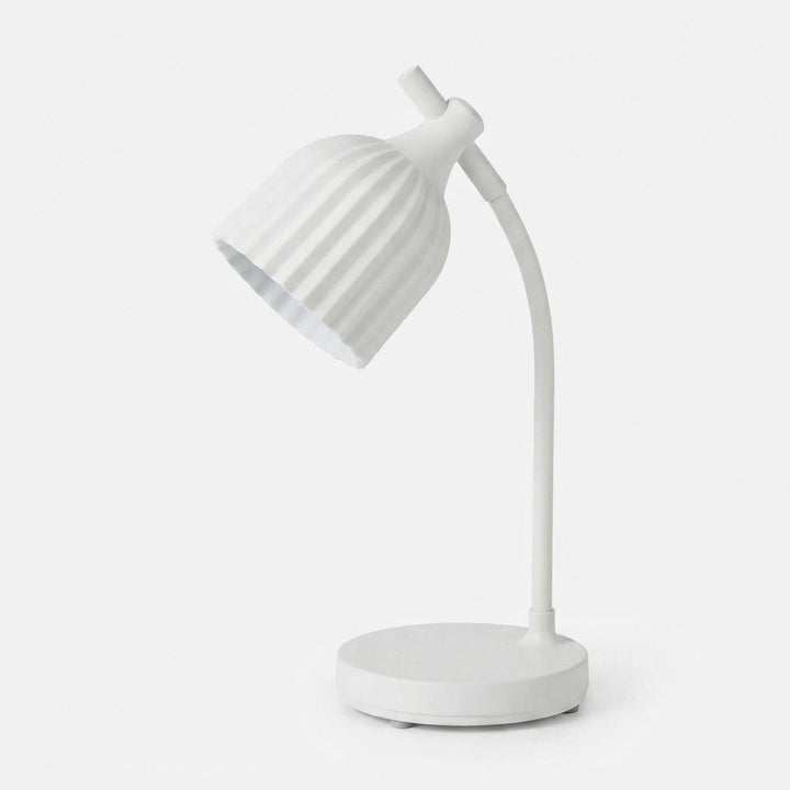 LED Schreibtischlampe | Dimmbare Tischleuchte mit verstellbarem Arm für Arbeitsplatz und Nachttisch