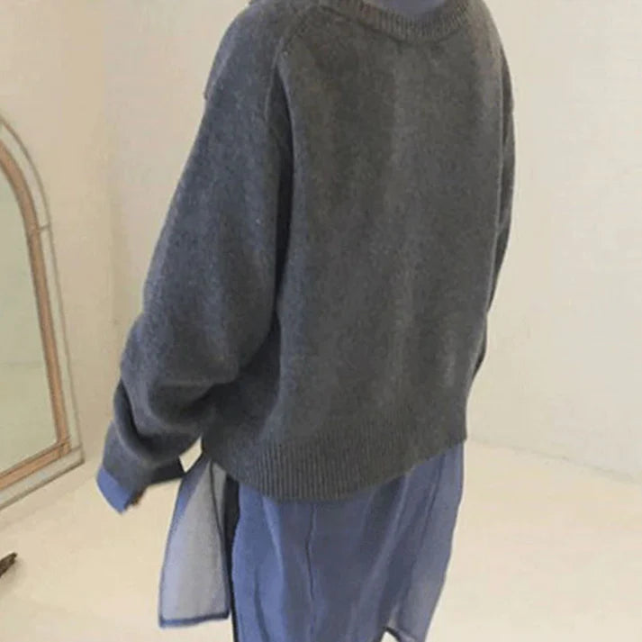 Fia | Comfortable Vest with Playful Button Placket