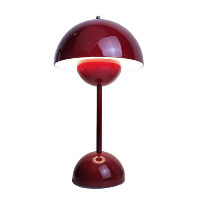 Kabellose Retro Tischlampe mit Akku | Warmweißes LED-Licht | 3-stufig dimmbar | Touch-Steuerung | Bis 10 Std. | 25 × 13 cm