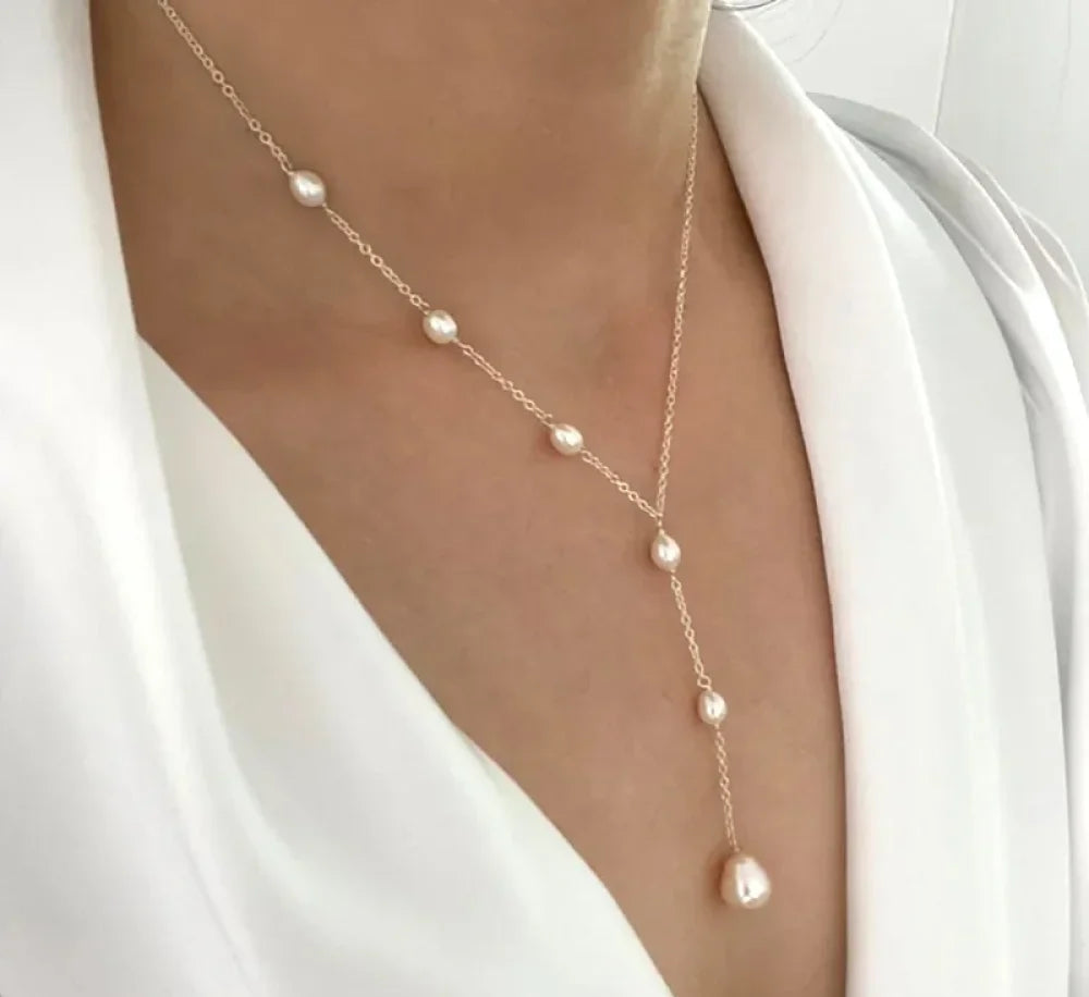 Vintage-Perlenhalskette mit Anhänger | Elegantes Anhänger-Design | Zeitlos &amp; handgefertigt