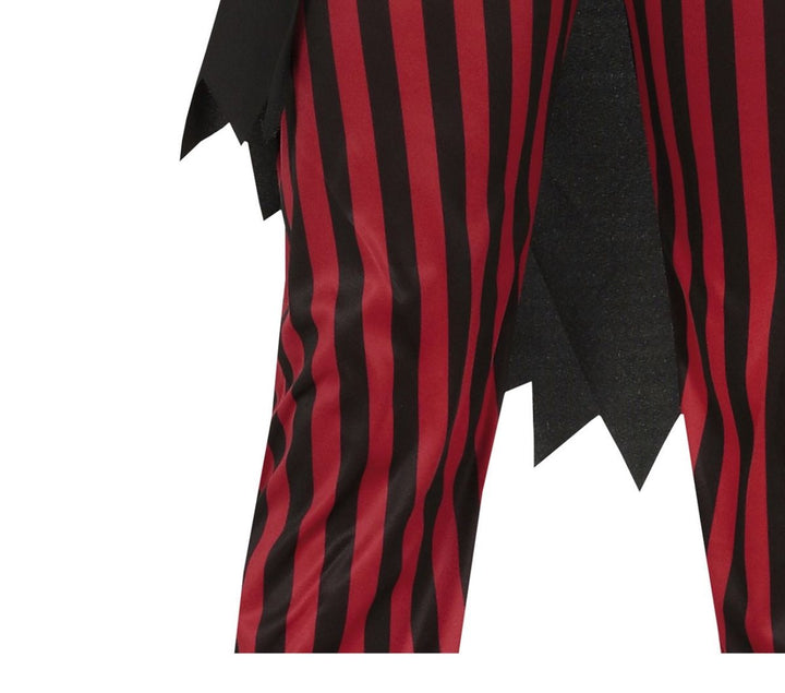 Voodoo Kostüm Damen | Halloween-Kostüm mit Jacke, Korsett, Hose und Hut für Halloween- und Mottopartys
