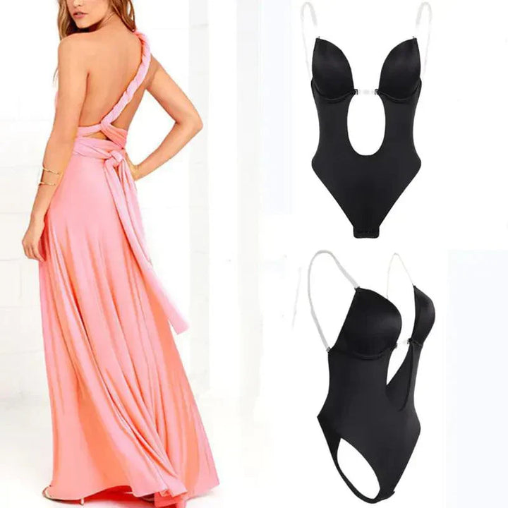 Rückenfreier BH &amp; Body Shaper für Damen | Unsichtbare Shapewear für offene Kleider | Nahtloser Halt &amp; perfekte Silhouette