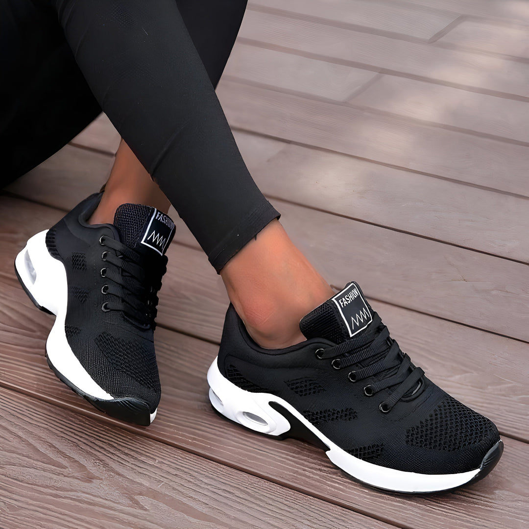 Damen Komfort-Sneaker mit Unterstützendem Fußbett | Leichte Freizeitschuhe für Alltag &amp; Bewegung | Atmungsaktiv &amp; Bequem