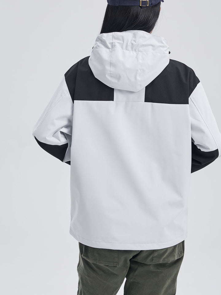 Damen 3-in-1 Fleece-Winterjacke mit Kapuze | Wasserdicht, winddicht und wärmeisolierend | Quick-Dry, Größen 32–46