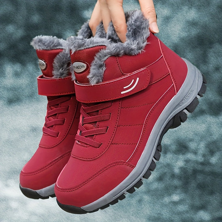 Damen Winterstiefel | Gefütterte Stiefel mit wärmendem Innenfutter, robuster Sohle und bequemer Passform für Winter und Schnee