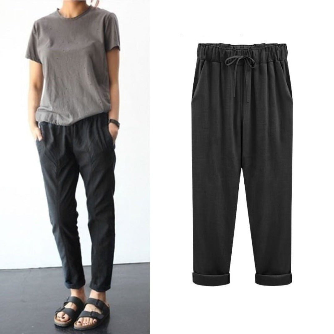 Sommerhose Mit Kordelzug Für Damen | Lässig