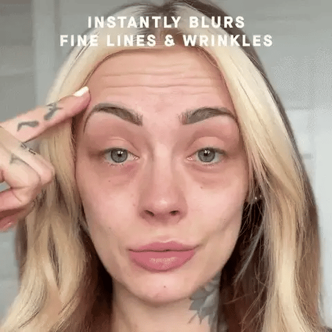 Anti-Falten Primer mit Sofort-Blur-Effekt | Mattierende Make-up-Grundlage zum optischen Kaschieren von Falten &amp; Poren