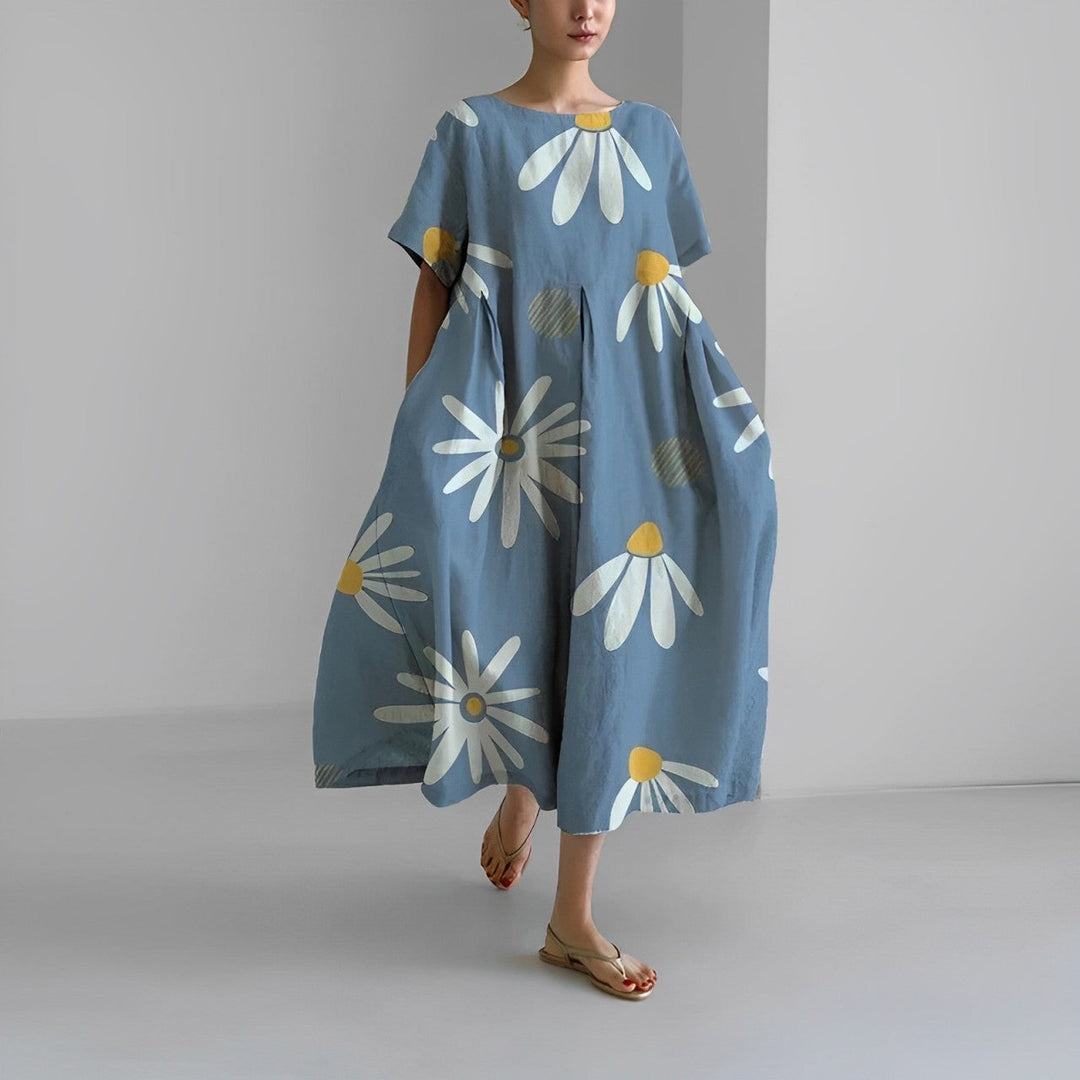 Amelia | Bohemian Blumen Damenkleid