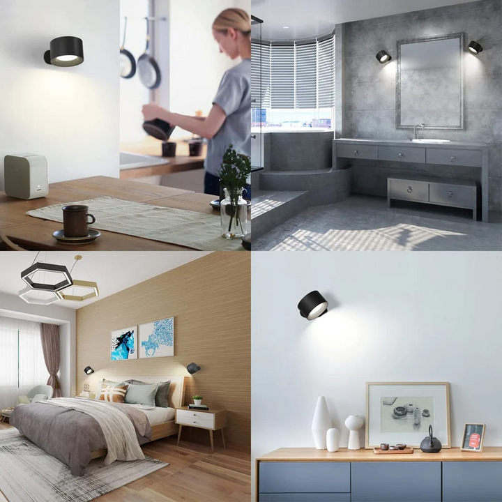 Vista - the 360° rechargeable LED wall lamp