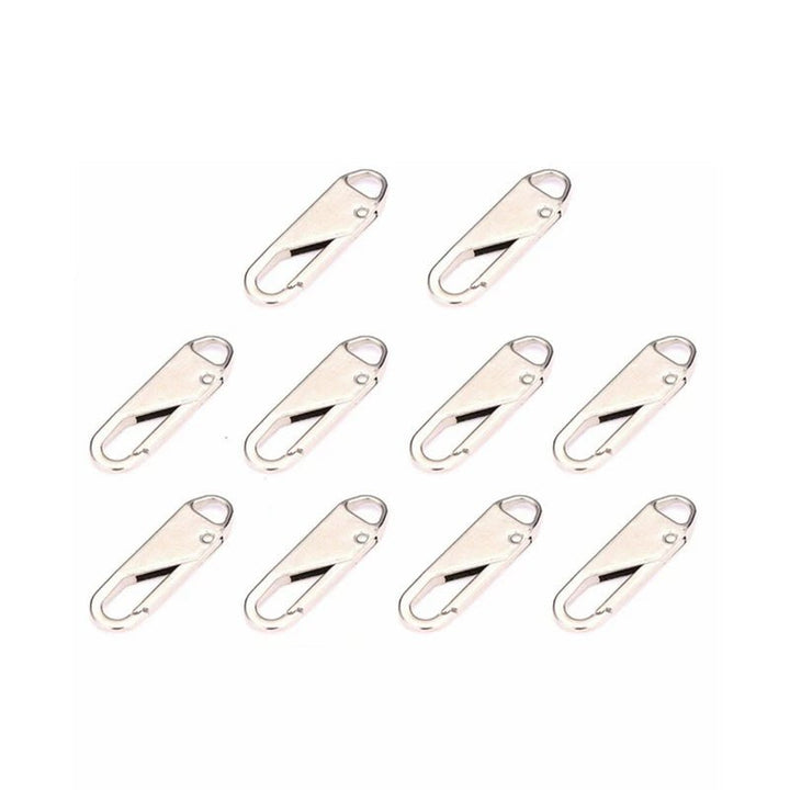 Zipper repair clip made of metal – GripFixPro for jackets, suitcases &amp; backpacks | Mounted in seconds without tools | 5+5 set